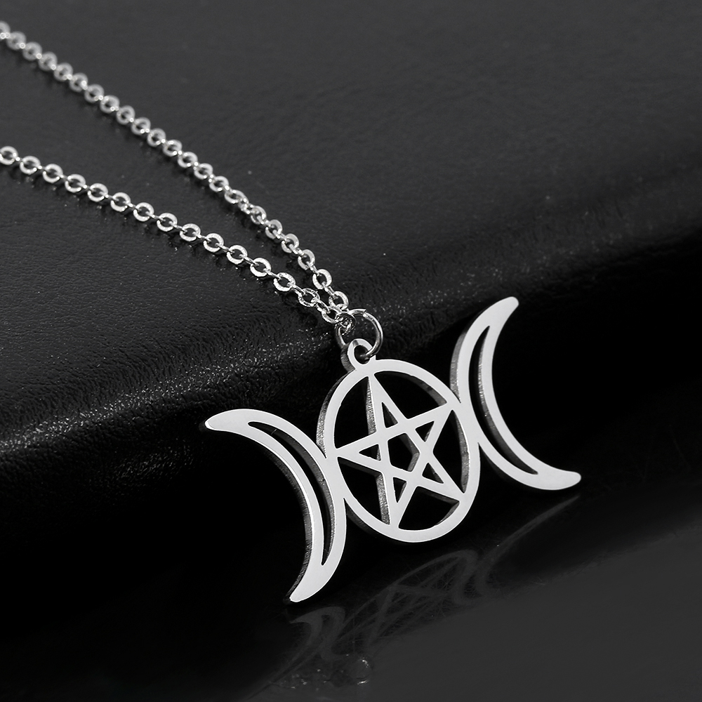 Yaratıcı Trend Çift Ay Oyuk Pe - Steel Chain incelemesi ve fiyatı